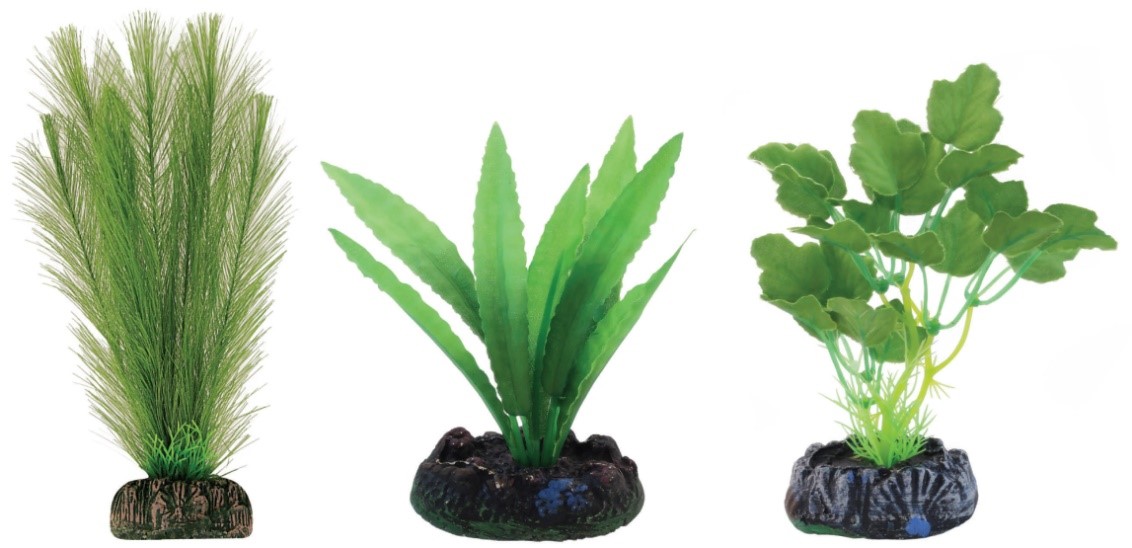 растения с натуралистичными тканевыми листьями от бренда Laguna AQUA