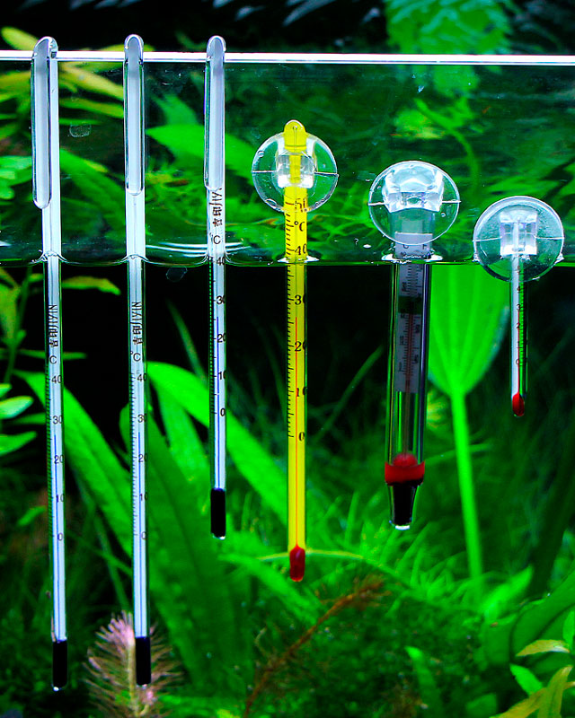 Внутренние аквариумные термометры