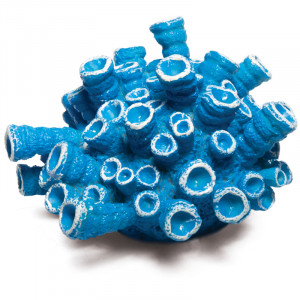 Коралл искусственный "Эусмилия", синий 95*95*55мм