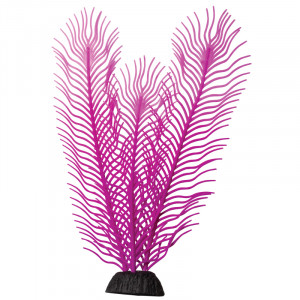 Растение силиконовое "Перистолистник", розово-фиолетовое, 220мм