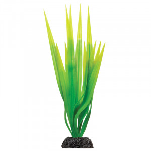 Растение силиконовое "Сагиттария", зелено-желтое, 220мм