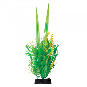 Растение силиконовое светящееся "Номафила", зелено-желтое, 230мм