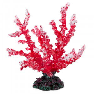 Коралл искусственный "Монтипора", красный, 180*115*190мм