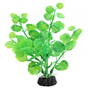 Растение 1033LD "Щитолистник" зеленый, 100мм, (пакет)