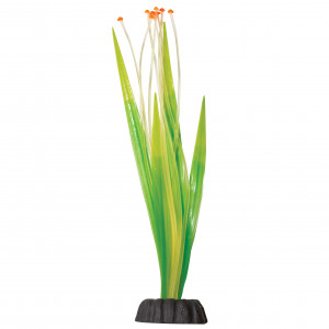 Растение силиконовое светящееся "Циперус", зеленое/желтое/оранжевое, 240мм